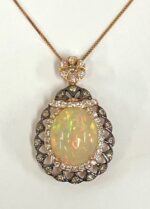 LeVian Opal Diamond Pendant