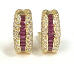 H. Stern Ruby Diamond Earrings